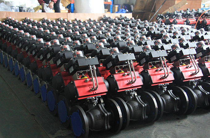 羅贊電動球閥_蝶閥發(fā)貨